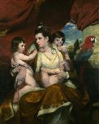 Sir Joshua Reynolds Portrait of Lady Cockburn and her three oldest sons oil painting on canvas
